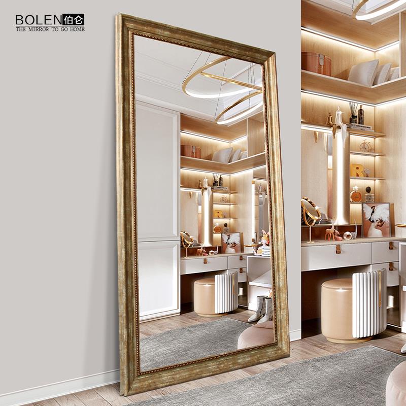 9C美式欧式穿衣镜F75HJ6JM子镜全身试衣镜地复古身全服装落店镜