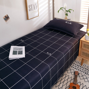 学生宿舍床单单件0.9m1.2米加厚双人单人学校上下铺单个被单夏男