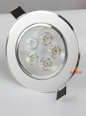 射灯客厅餐厅卧室办公室嵌入式简约个性家用天花LED3w 5w筒灯