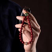 大善堂朱砂钥匙扣男款 本命佛属牛年汽车钥匙挂件链女高档创意礼品