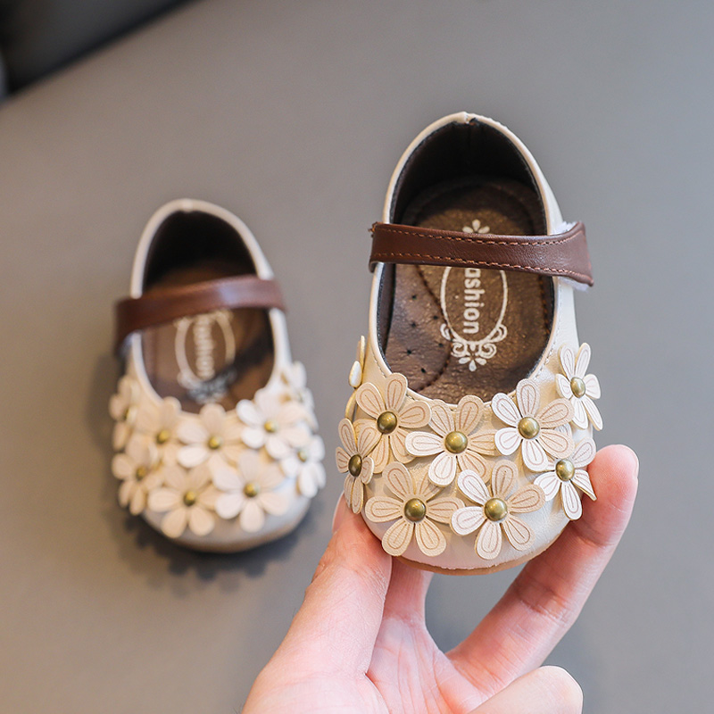 婴儿幼儿学步鞋女宝宝公主鞋子春款0小童皮鞋1一3周W岁半2软底春