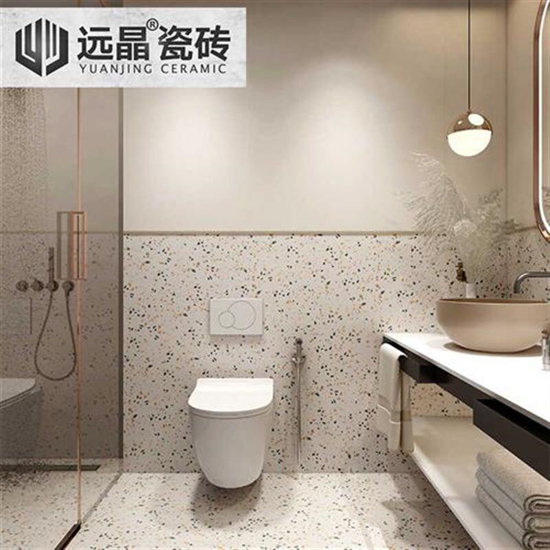 远晶 600x600法式彩色水磨石瓷砖客厅阳台地砖厨卫墙砖仿古庭院砖