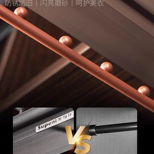 衣架家用推拉挂衣杆伸缩裤 衣柜顶装 架缓冲阻尼挂衣器多功能衣通