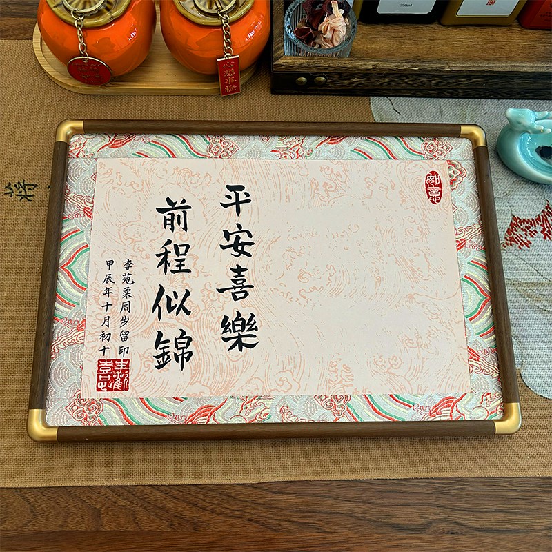 手足脚印宝宝纪念品女宝宝脚印留念满月手脚印百日纪念手脚印摆台