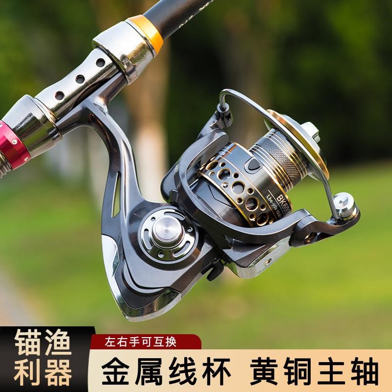 全金属渔轮 纺车轮渔线轮鱼线轮海杆轮锚鱼轮远投轮鱼轮渔具渔轮