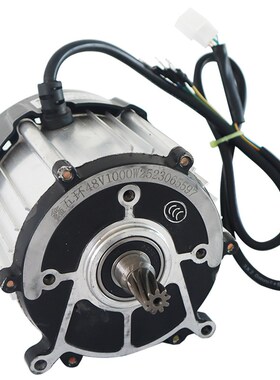 建筑工地三轮车手推灰斗m车电机48v60v800W1000W1800W直流差速电