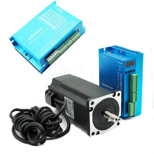 86闭环步进电机套装5n.m8.5n.m12.5n.m高速混合伺服步进电机马达