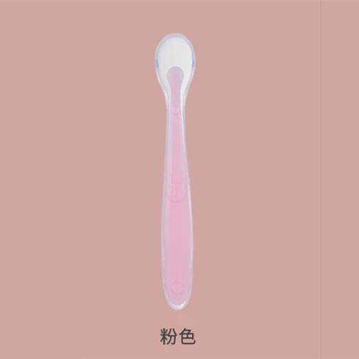 宝宝硅胶软勺碗勺餐具新生儿童软头勺辅食婴儿勺子小勺子全包新款