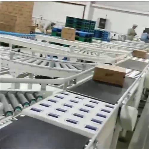 新品厂销快递物流分拣流u水线自动化N滚筒输Y送机设备品