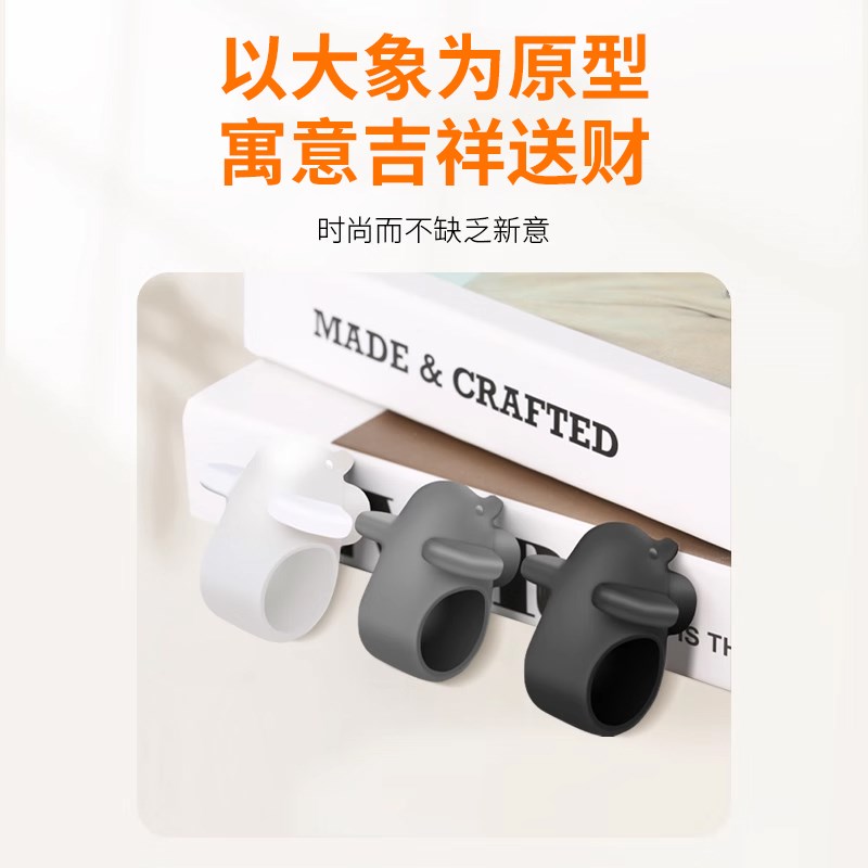 门吸免打孔新款硅胶门碰门后防撞垫卫生间门把手门挡器房门阻
