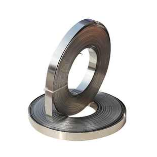 316L不锈钢打包带薄条长条薄片板带特尺分条规格0.1*20mm*4米i.