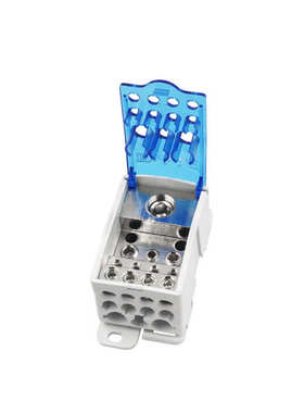 配电分线11端子1包邮排出零线ukk250箱导轨端子 盒进250a单极接线