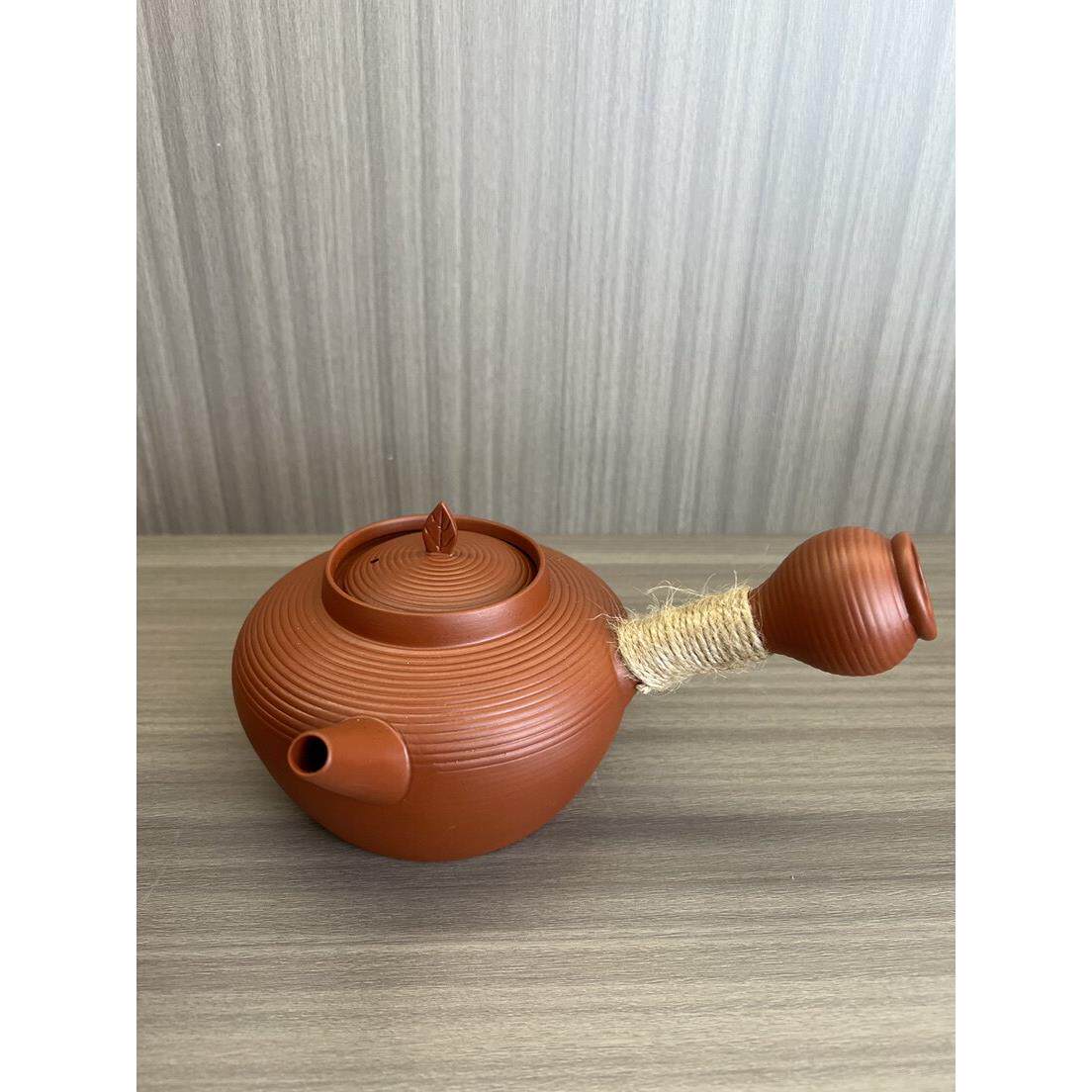 潮州砂铫壶功夫茶煮水壶围炉煮茶朱泥陶壶煮茶壶户外套装大容量