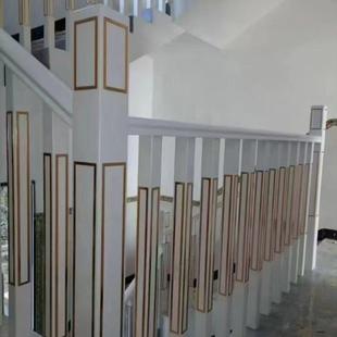 实木楼梯扶手立柱 阳台护栏 木栏杆木楼梯围栏柱子扶手室内家用