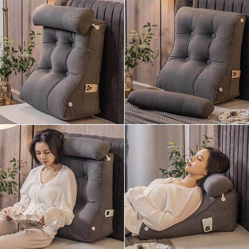 三角床垫大靠背床枕软袋护腰宿舍客厅沙发榻榻米枕头,居家布艺,床头靠垫,淘宝优惠券,粉丝福利购,淘宝优惠卷