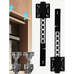 回旋门五金隐藏衣柜蝴蝶门轨道折叠橱柜口袋门伸缩滑导轨全套配件