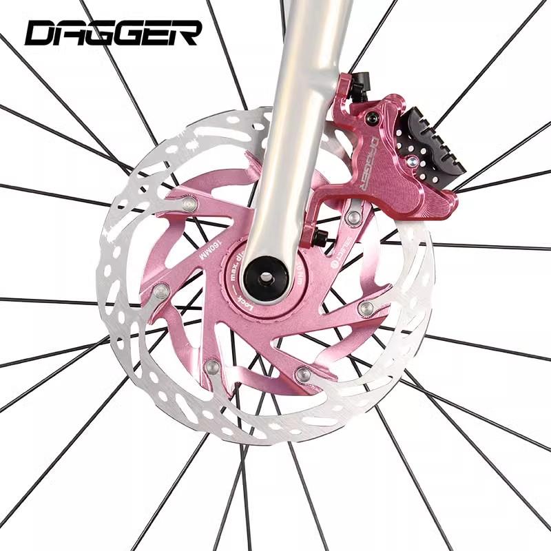 DAGGER自行车中锁碟片140公路山地散热轻量化160MM六钉浮动刹车盘