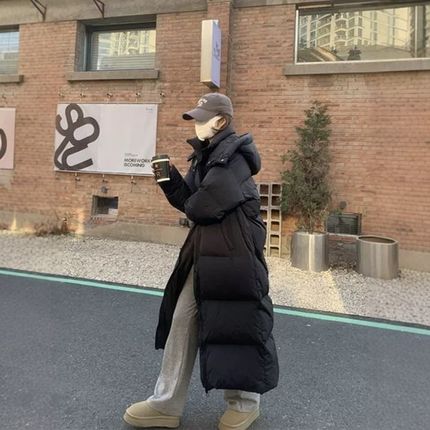 长款羽绒棉服g女冬季2024新款超好看过膝长款到脚踝大被子加厚外