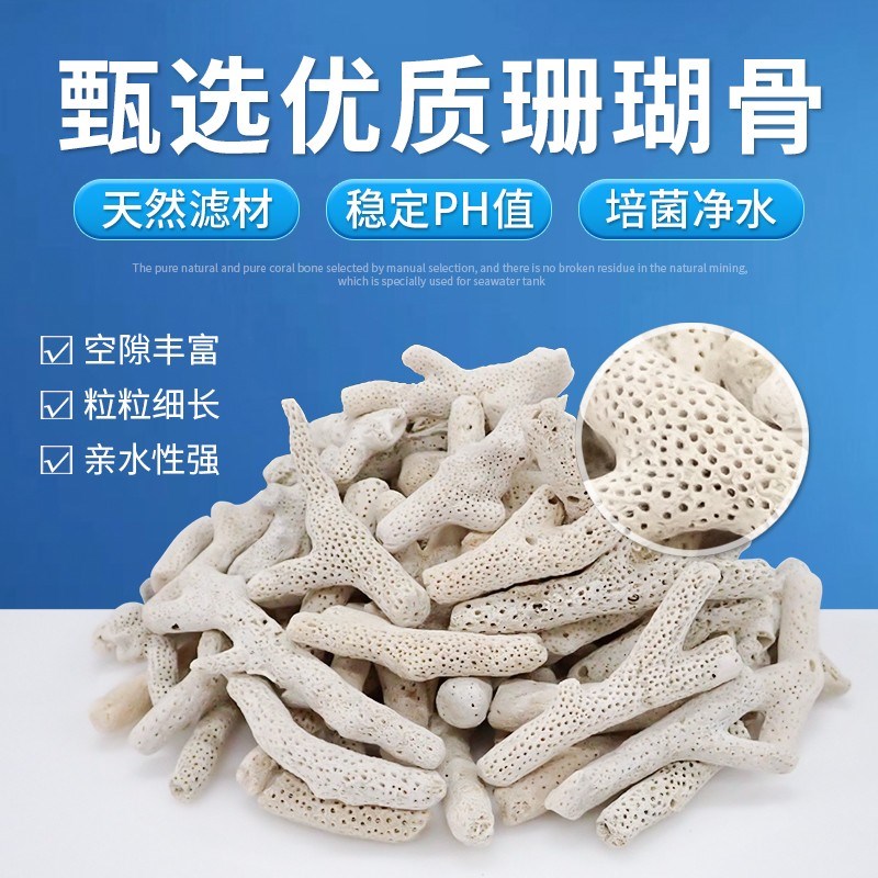 海缸造景珊瑚骨菲律宾沙子天然鱼缸底砂过滤材料净化水质珊瑚枝