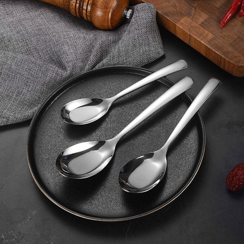304不锈钢平底勺中式主餐勺商用汤匙吃放勺儿童小勺甜品勺调羹,餐饮具,调羹/饭勺,淘宝优惠券,粉丝福利购,淘宝优惠卷
