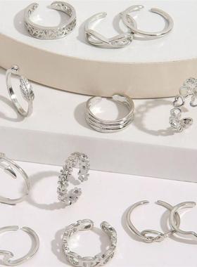 脚趾戒指脚指环脚趾戒指女脚趾戒关节戒指脚趾套戒足指环足脚戒指