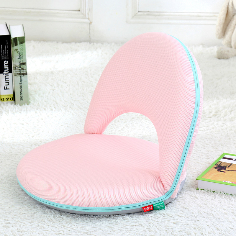可折叠靠背椅哺乳椅子日式榻榻米孕妇床上懒人沙发单人宿舍小沙发
