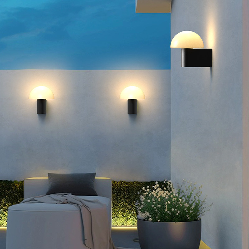 户外壁灯简约防水人体感应气氛灯露台阳台墙壁灯走廊灯围墙门前灯,家装灯饰光源,户外壁灯,淘宝优惠券,粉丝福利购,淘宝优惠卷
