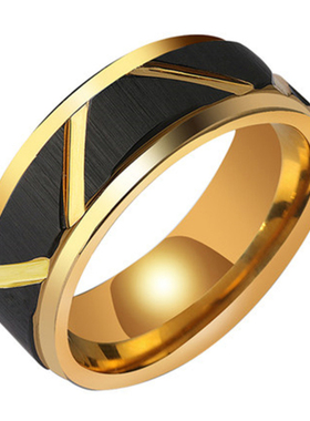 霸气韩版戒指男士街头食指环戒子单身潮男尾戒学生饰品配饰首饰