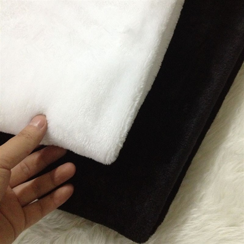 高档珠宝柜台展示装饰黑白绒布首B饰摆放背景拍摄布饰品展示毛绒