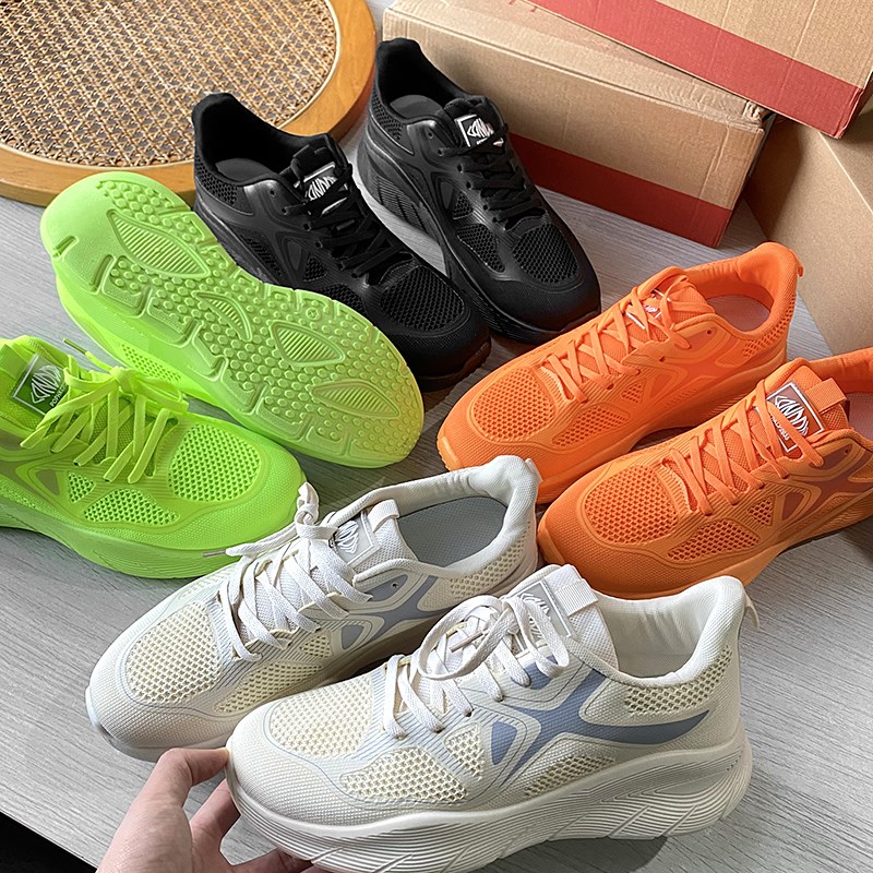 颜值在线!透气网面+橡胶大底!男女情侣户外运动休闲跑步鞋21551