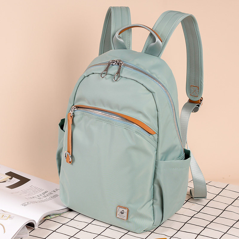 时尚女士双肩包牛津布电脑包轻便休闲背包大容量旅行包大学生书包