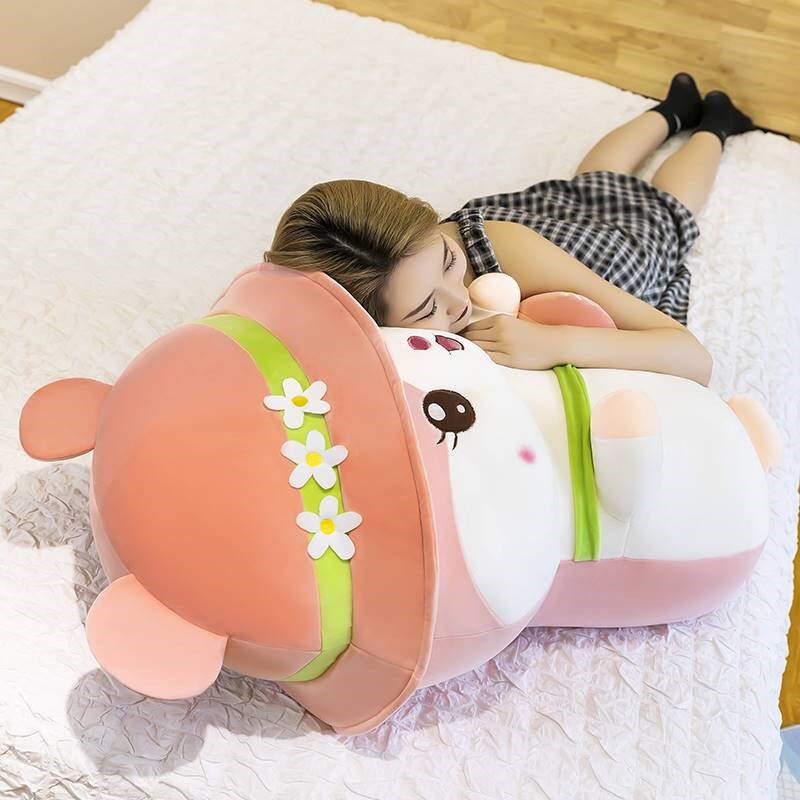 可爱小仓鼠毛绒玩具抱枕女生睡觉压床布娃娃玩偶公仔结婚礼物情侣