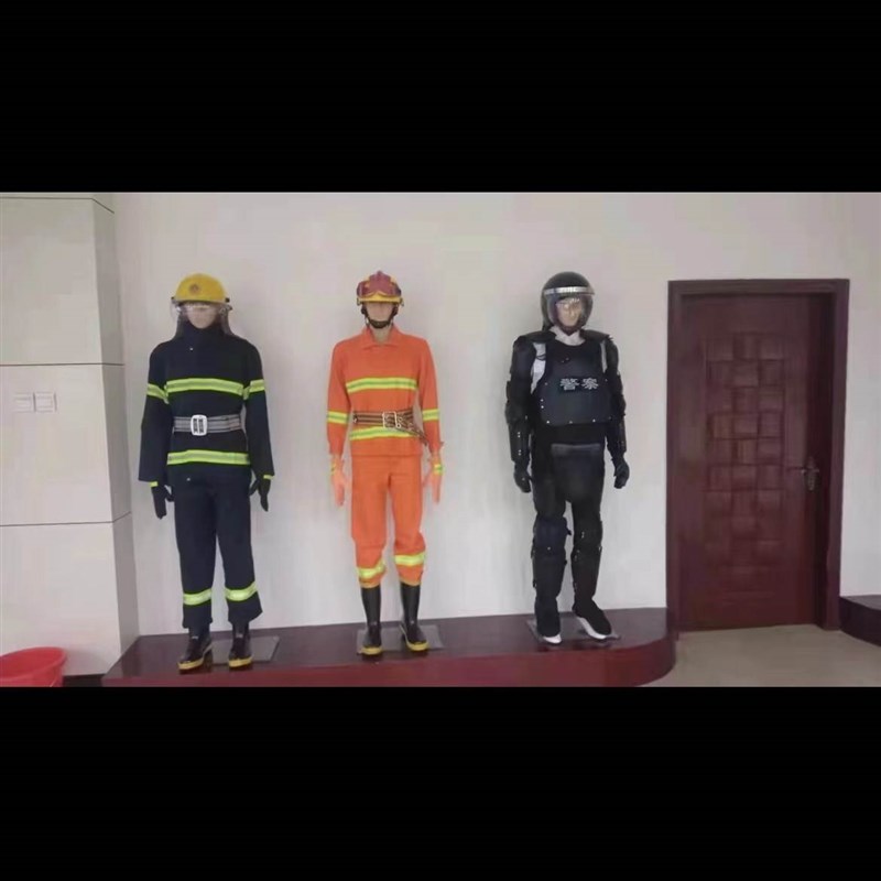 直立款男模特道具劳保环模特服展示服装店男模特道具假人模特