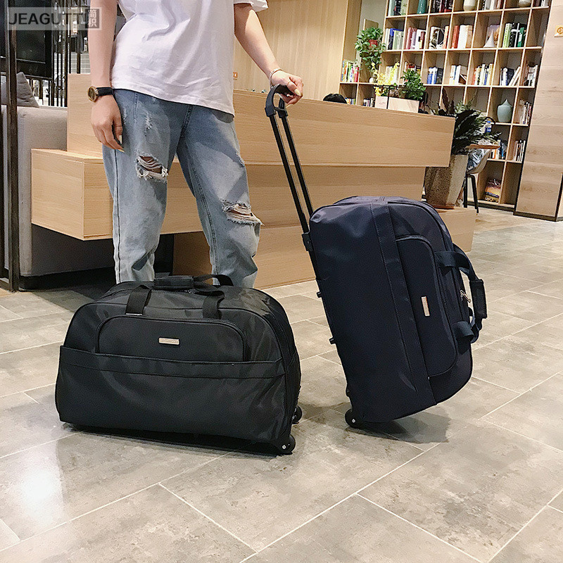 拉杆包男旅行包女手提包旅游包登机箱大容量手拖包V行李包袋拉杆