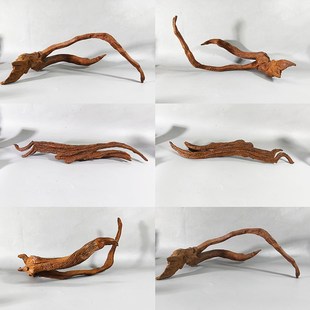 沉木枝条鱼缸造景精品天然摆件沉木一木成景秒沉