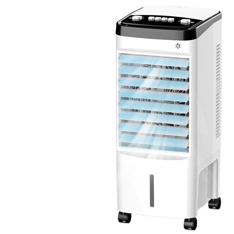 制冷加水加冰空调扇家用制冷器小型无叶电风扇冷风扇卧式宿舍移