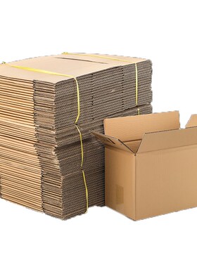 厂促厂促新三层iA瓦楞纸板超硬412号快递物流包装打包发货纸箱子