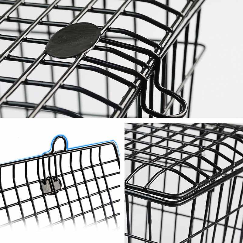 加粗带盖车篮子h山地车车筐车篮学生自行车后筐篮子后座自行车配