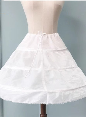 女童礼服裙撑儿童蓬蓬衬裙半身裙配饰连衣裙大裙摆长裙公主裙裙撑