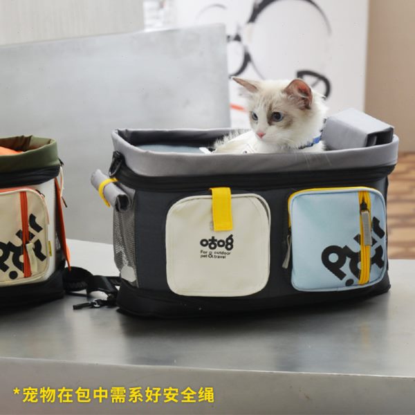 咕噜宠物包猫咪单肩斜挎胸包双肩猫包小型犬背包外出便携猫背书包