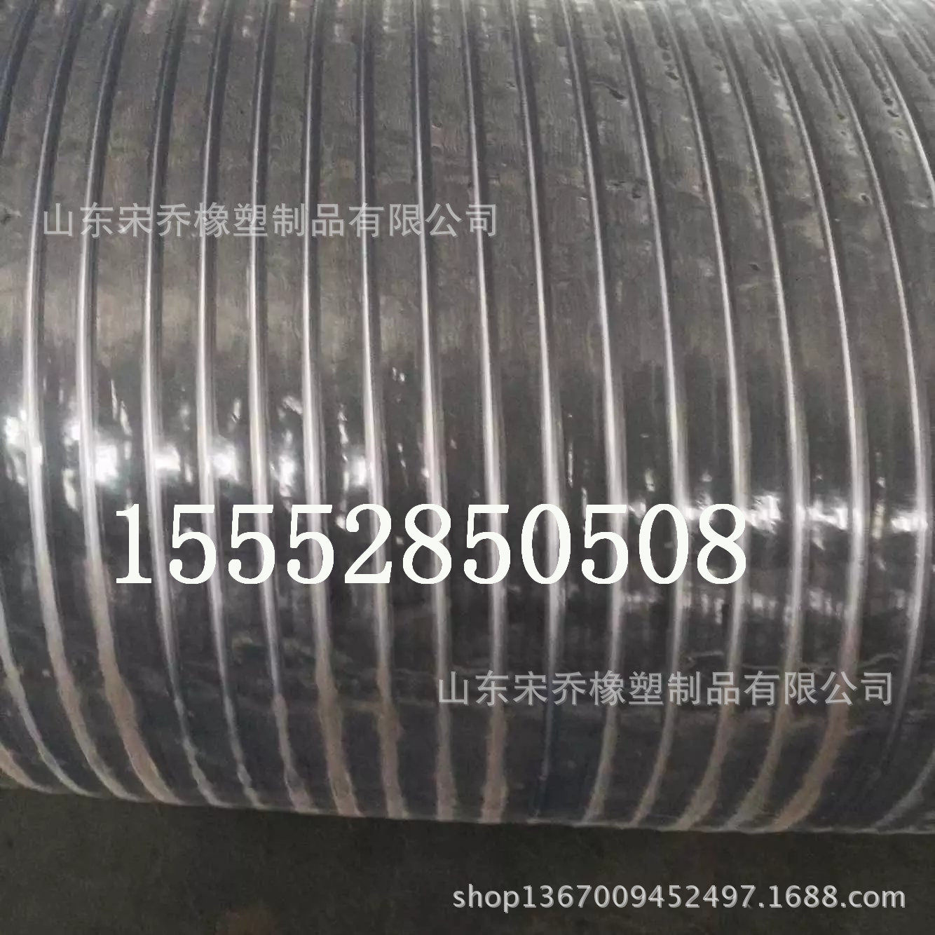 PVC透明钢丝增强软管透明钢丝防静电油管32mm-300mm透明钢丝管