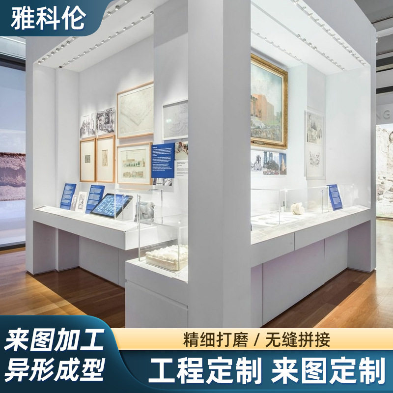 厂家外贸人造石公司前台酒店商场企业异形接待台服务台KTV吧台