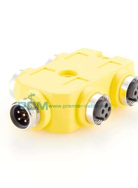 接线端子块7/8电源分配器分线盒集线器4端口8端口3芯4芯5芯IP67