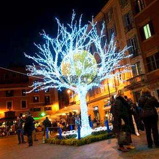 LED水晶树蒲公英草坪灯庭院灯户外家用室外花园颜色可选