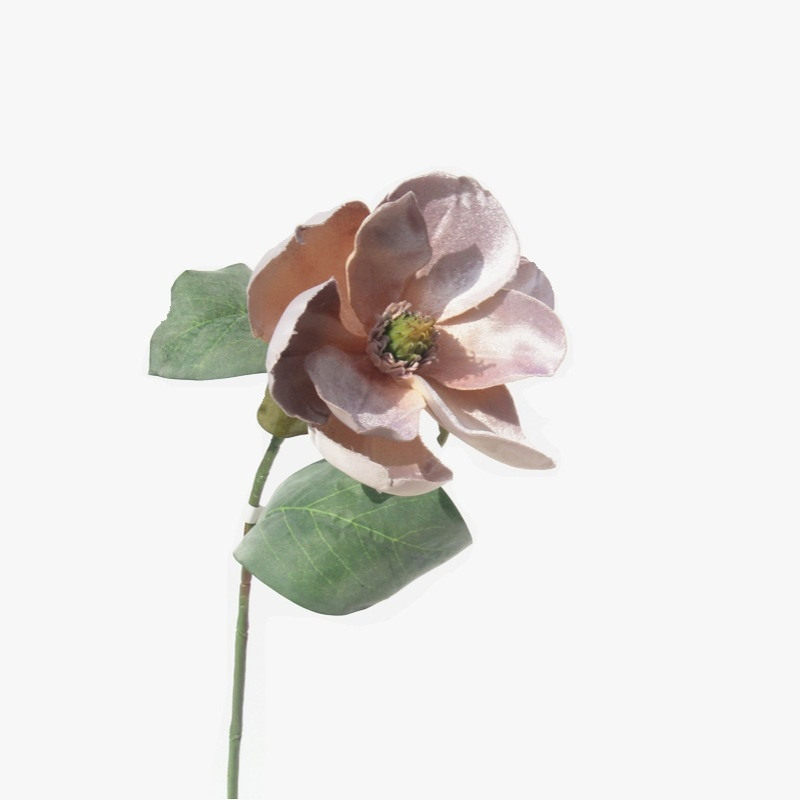 高质欧式皇后玉兰欧式 假花绒布钻石玉兰花装饰花客厅摆放花卉