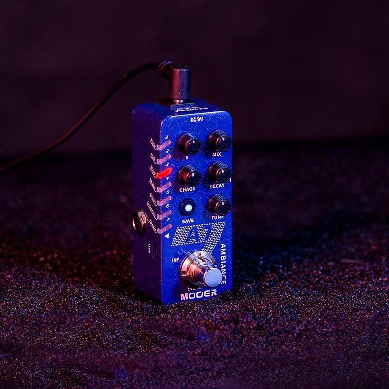 MOOER 魔耳 A7 AMBIENT REVERB 电木吉他氛围混响效果器