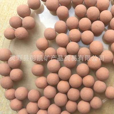 供应麦饭石球 水处理滤料 坐垫填充陶粒 麦饭石滤料 矿化球陶粒