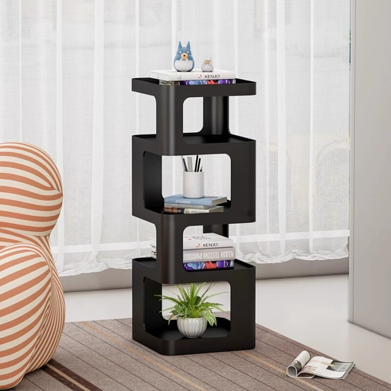 网红书架落地书柜简易客厅儿童书桌收纳桌子卧室置物架柜子展示柜