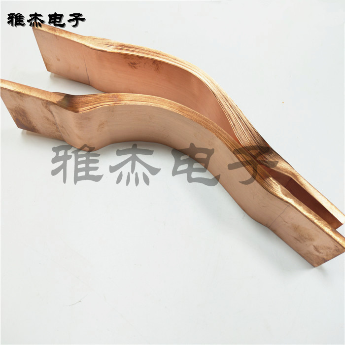 雅杰电池箱连接铜箔软连接镍片焊接铜皮软连接新能源软铜排