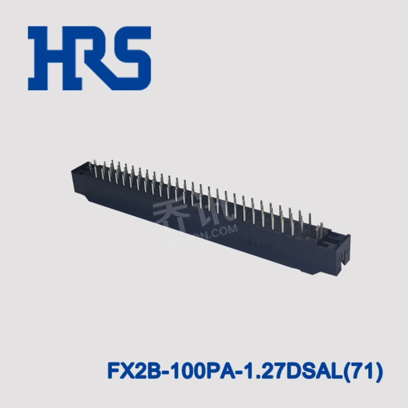FX2B-100PA-1.27DSAL(71) 广濑Hirose连接器 双排100P镀金针座HRS